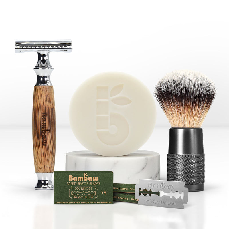 Kit da Rasatura in Bambù | Set Regalo Completo