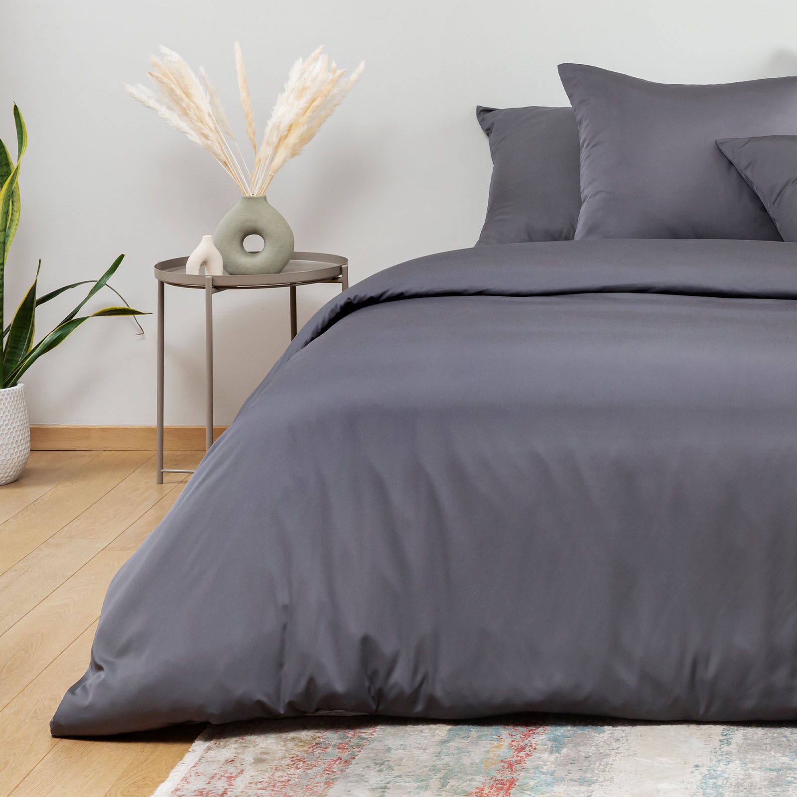Piumino Coperta Queen Size In Viscosa Di Bambù Springtree Home – 228x228 Cm, Rinfrescante E Traspirante, Blu Notte