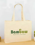 Borsa Bambaw | 100% Cotone Biologico | Certificazione GOTS | Stampata in Franci