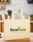 Borsa Bambaw | 100% Cotone Biologico | Certificazione GOTS | Stampata in Franci