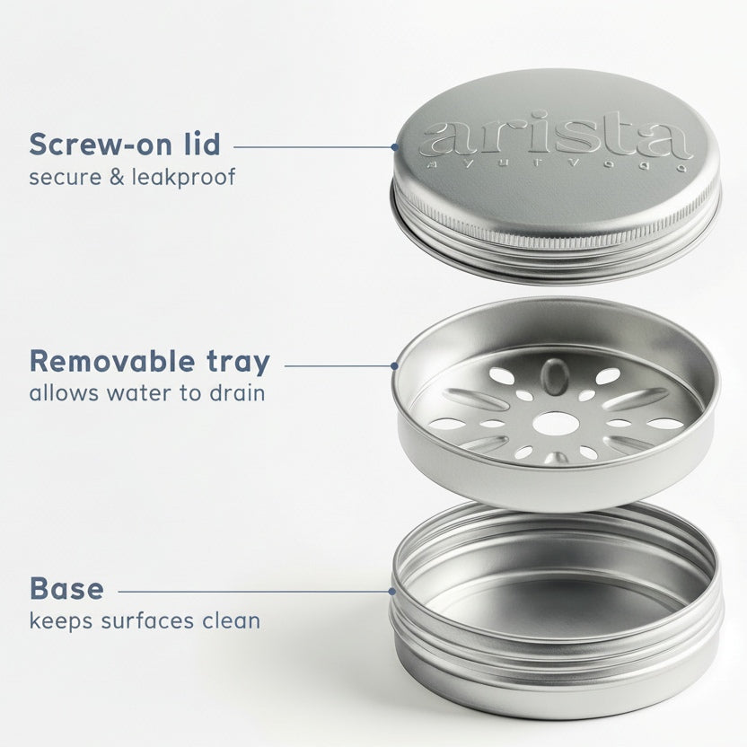 Shampoo Bar Holder Box | 100% Aluminium Tin