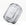 Metallic rectangular bambaw lunch box container with a lid on a white background